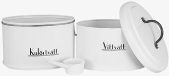 Bild av stilrena och funktionella tvättmedelsburkar