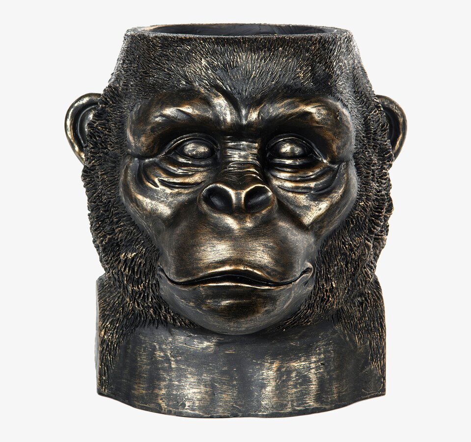 Kruka Gorilla Guld/Brun från A Lot Decoration, unik design