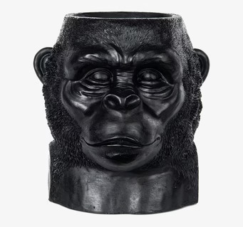 Foto av unik svart gorillakruka med detaljerad design