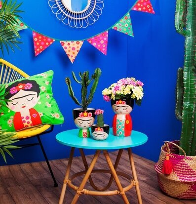 Bild av färgglad inomhusmiljö med stil och färg