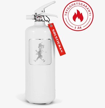Bild av en kompakt, stilren och säker brandsläckare
