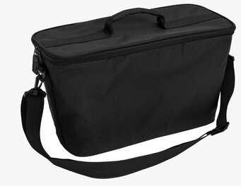 Foto av stilren och funktionell kylväska i svart