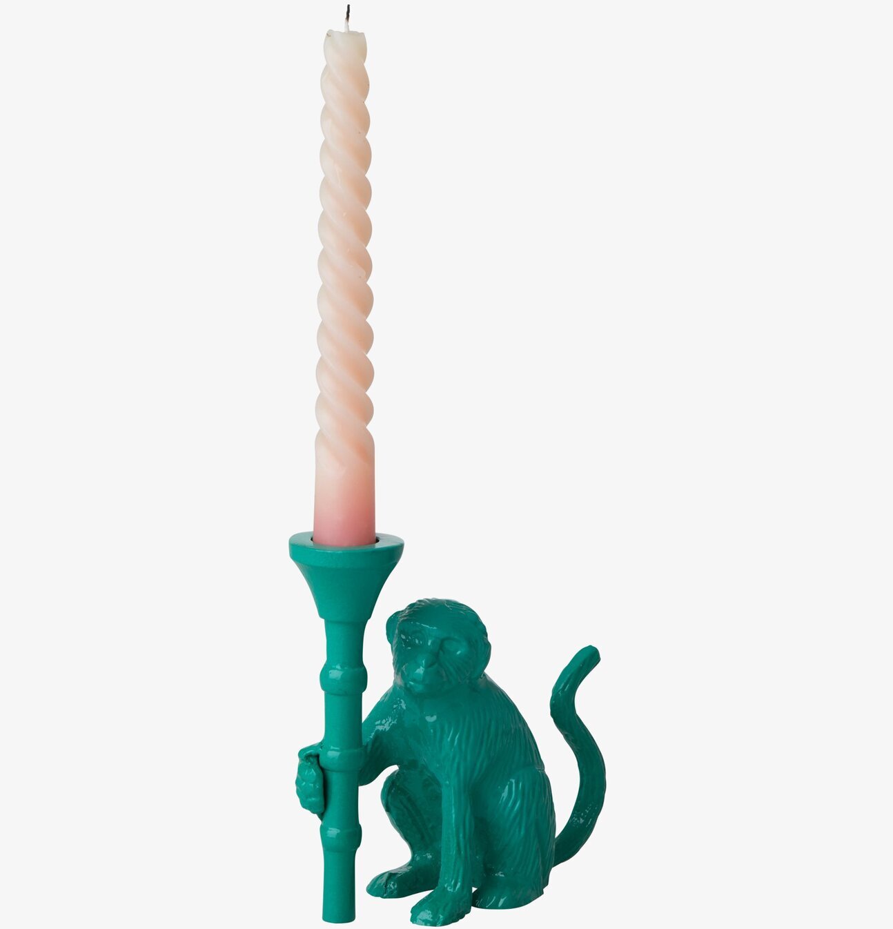 Bild av unik och kreativ ljusstake i grön design