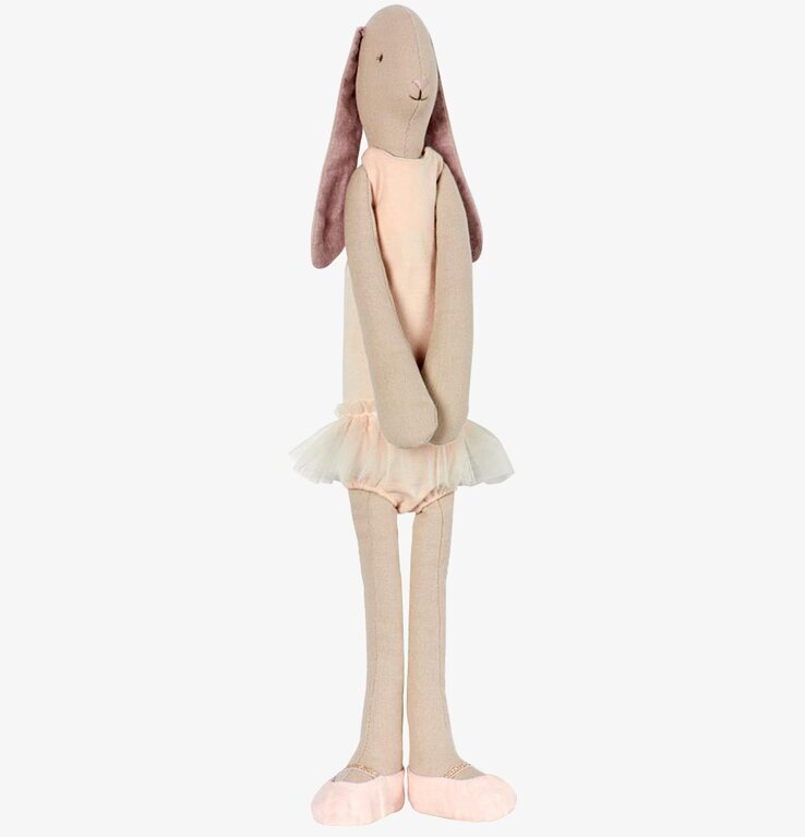 Bild av charmig kanin i ballerina-dräkt för lek och dekoration