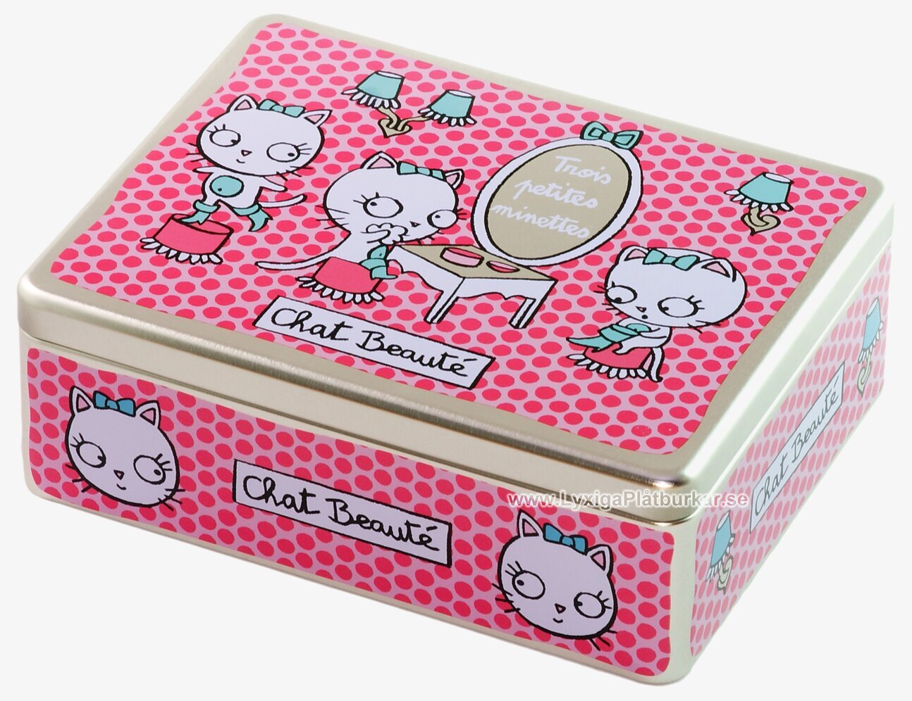 Kitkatt-paket från Derrière la porte med tecknade katter