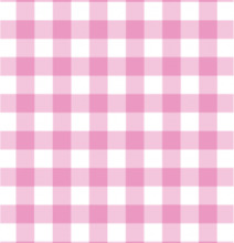 Bild av rosa-vit rutig disktrasa med stilren design