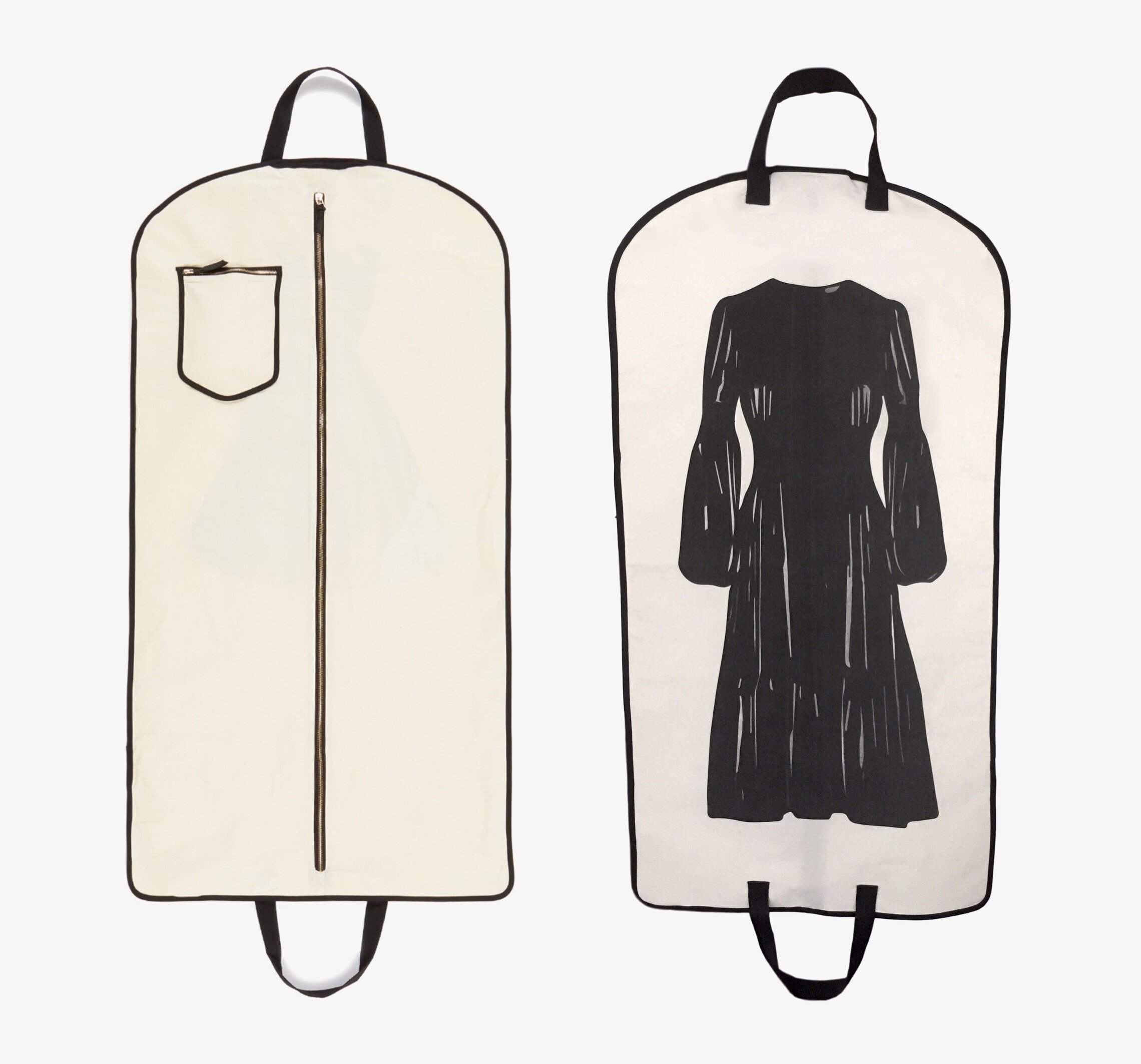 Klädöverdrag Puffy Sleeve från Bag All mot grå bakgrund