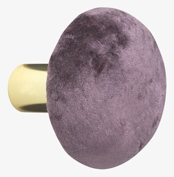 Foto av elegant och stilren knopp i lila sammet