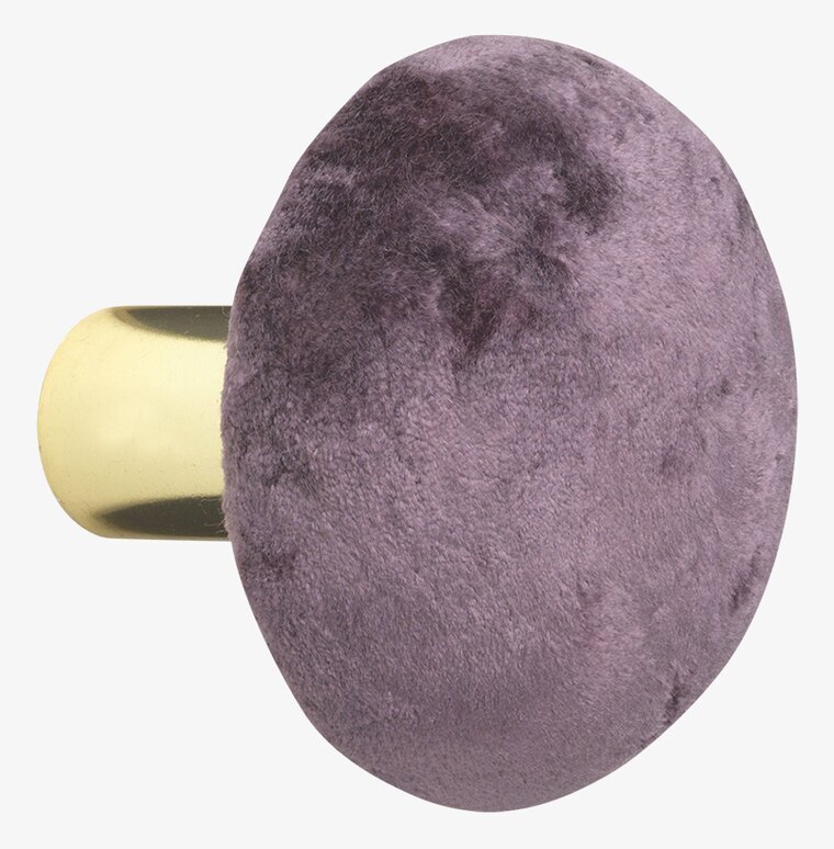 Knopp Sammet Hortensia S från Cozy Living, lila sammet