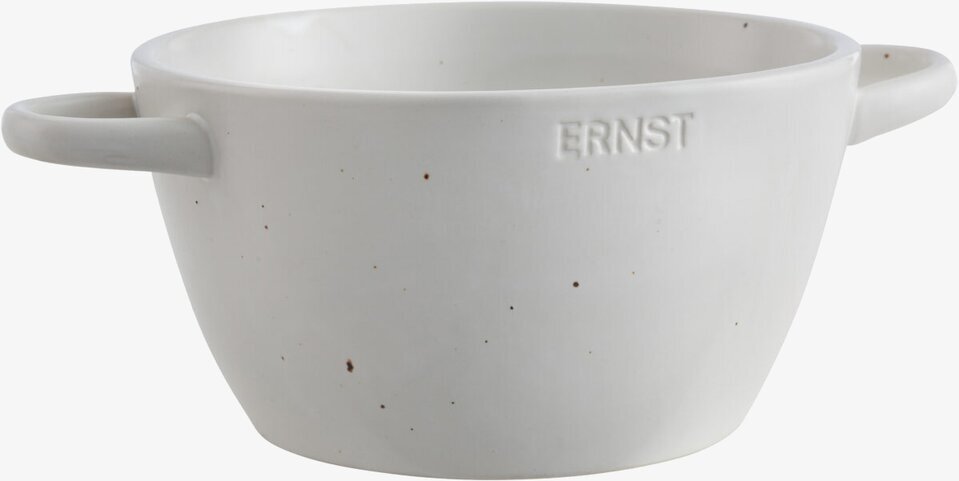 Bild av stilren keramikskål med praktiska handtag