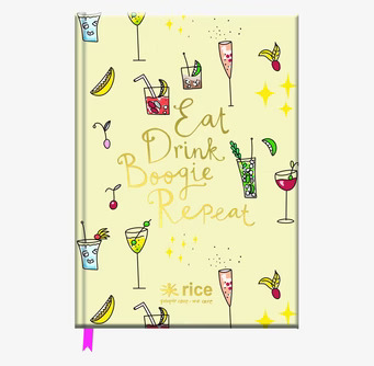 Bild av färgglad Bullet Journal med festlig design