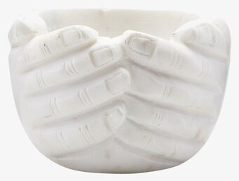 Bild av marmorskål med unik handformad design