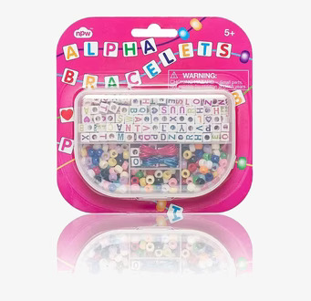 Foto av kreativt kit för barn att skapa egna armband