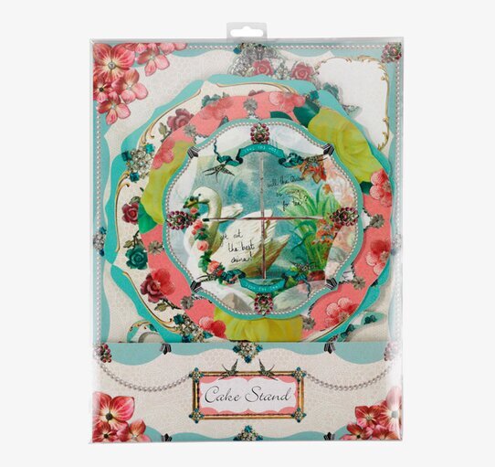 Kakfat Pastries & Pearls från Talking Tables med blommotiv