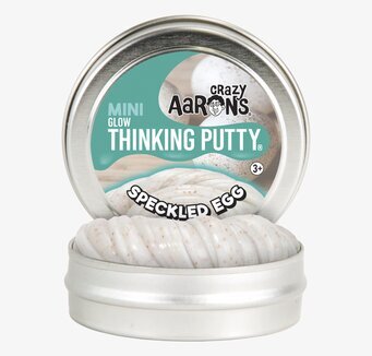 Bild av burk med kreativt lysande kitt för barn