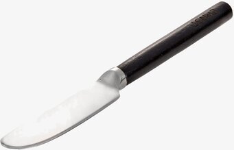 Foto av stilren smörkniv med elegant trähandtag