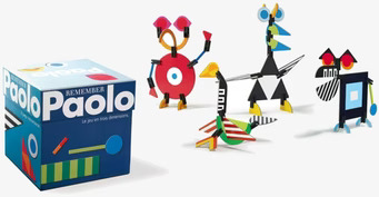 Foto av färgglada abstrakta figurer och geometriska former