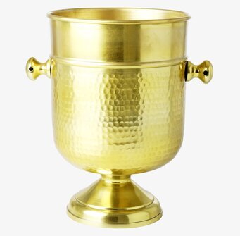 Bild av elegant vinkylare med gyllene hammarslag