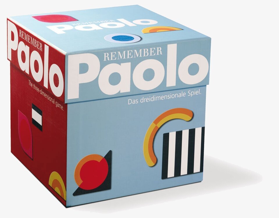 Förpackning av tredimensionellt spel Paolo från Remember