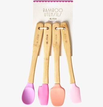 Bild av stilrena och hållbara köksredskap i pastell