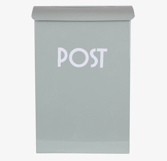 Postlåda Grön från Strömshaga mot neutral bakgrund