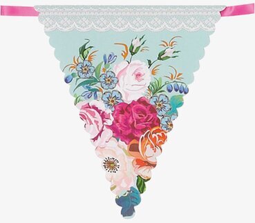 Vimpel Truly Scrumptious från Talking Tables med blommönster