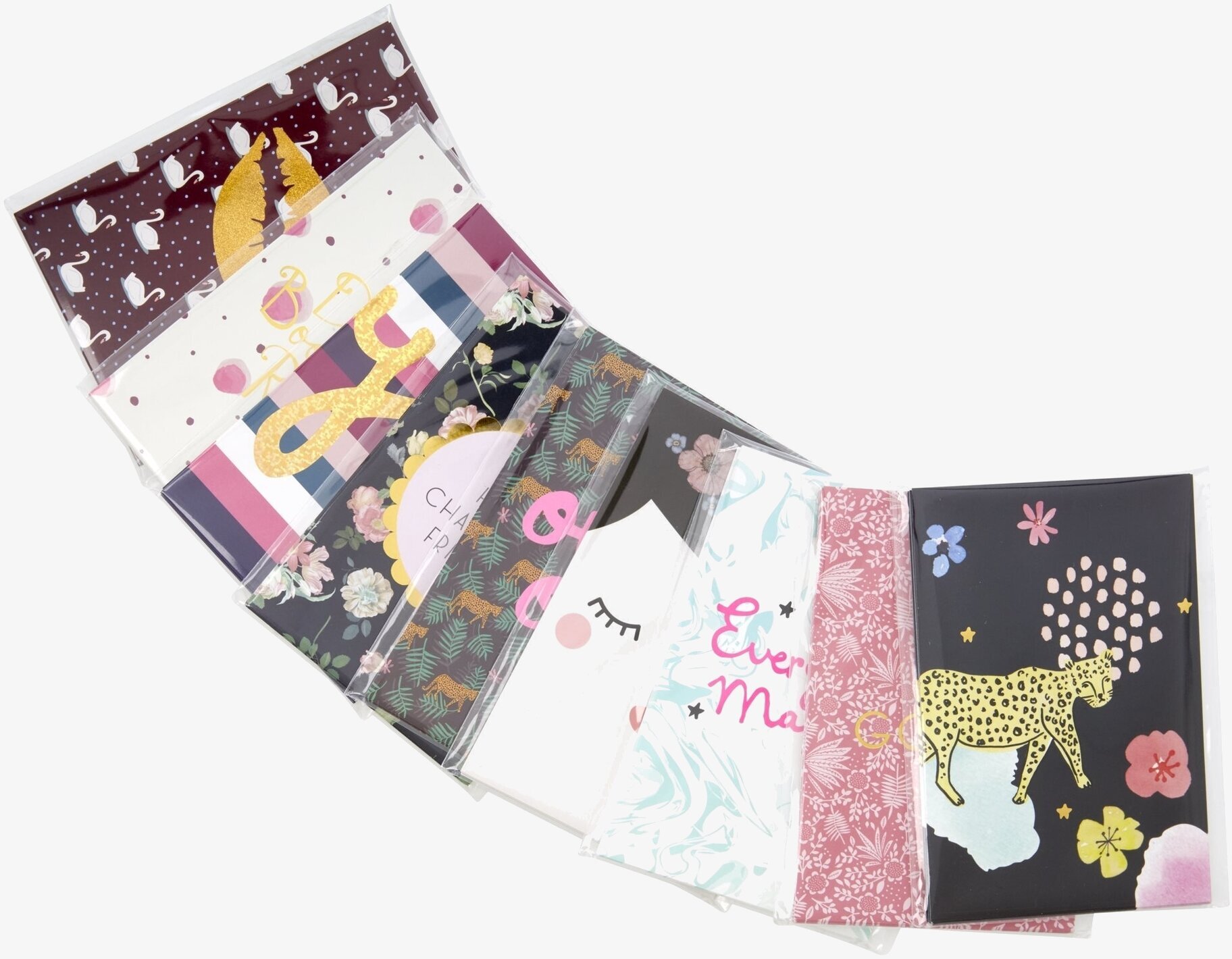 Bild av vackra vykort med unika och konstnärliga motiv