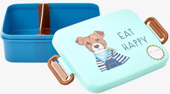 Bild av färgglad och funktionell lunchbox med djurmotiv