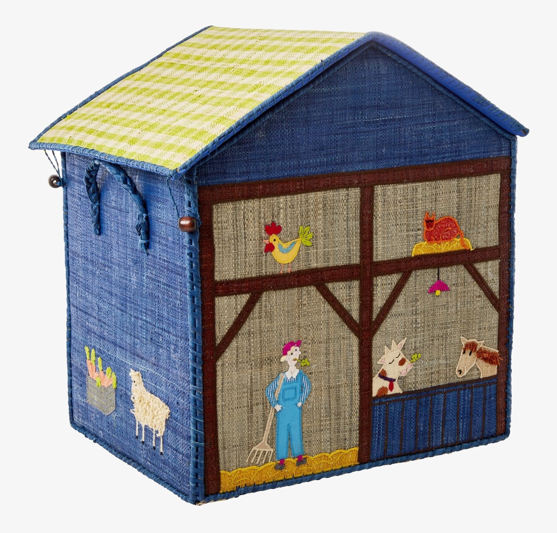 Förvaringshus Farm Theme från Rice med lantlig design