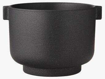 Foto av stilren kruka med öron och tidlös design