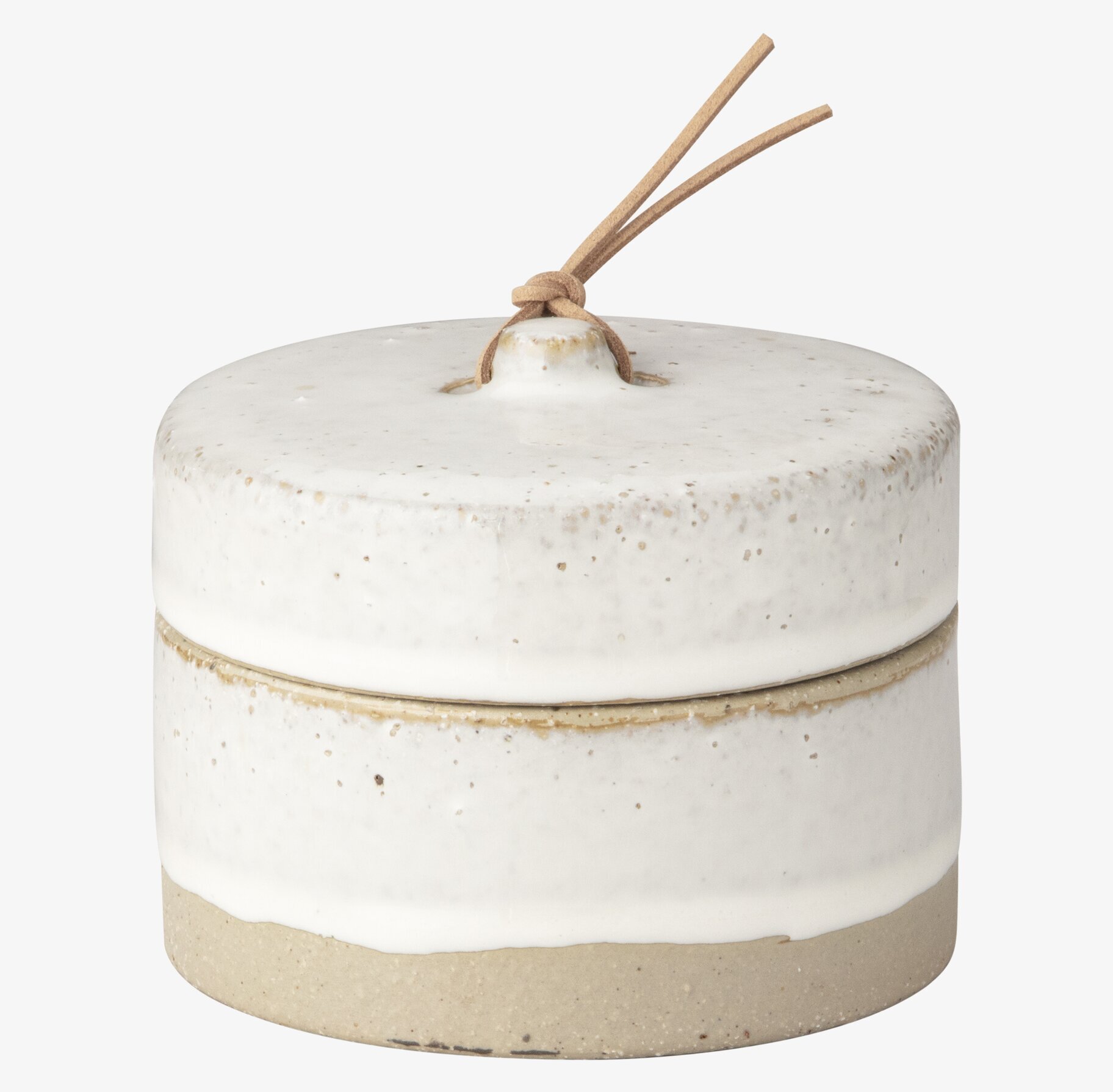 Bild av stilren och funktionell förvaringsask i stengods