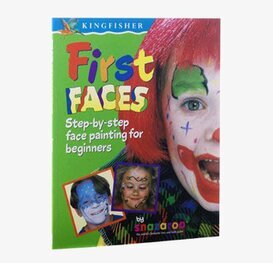 Bild av färgglad barnbok om ansiktsmålning för nybörjare