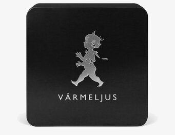 Bild av stilfull plåtburk för värmeljusförvaring