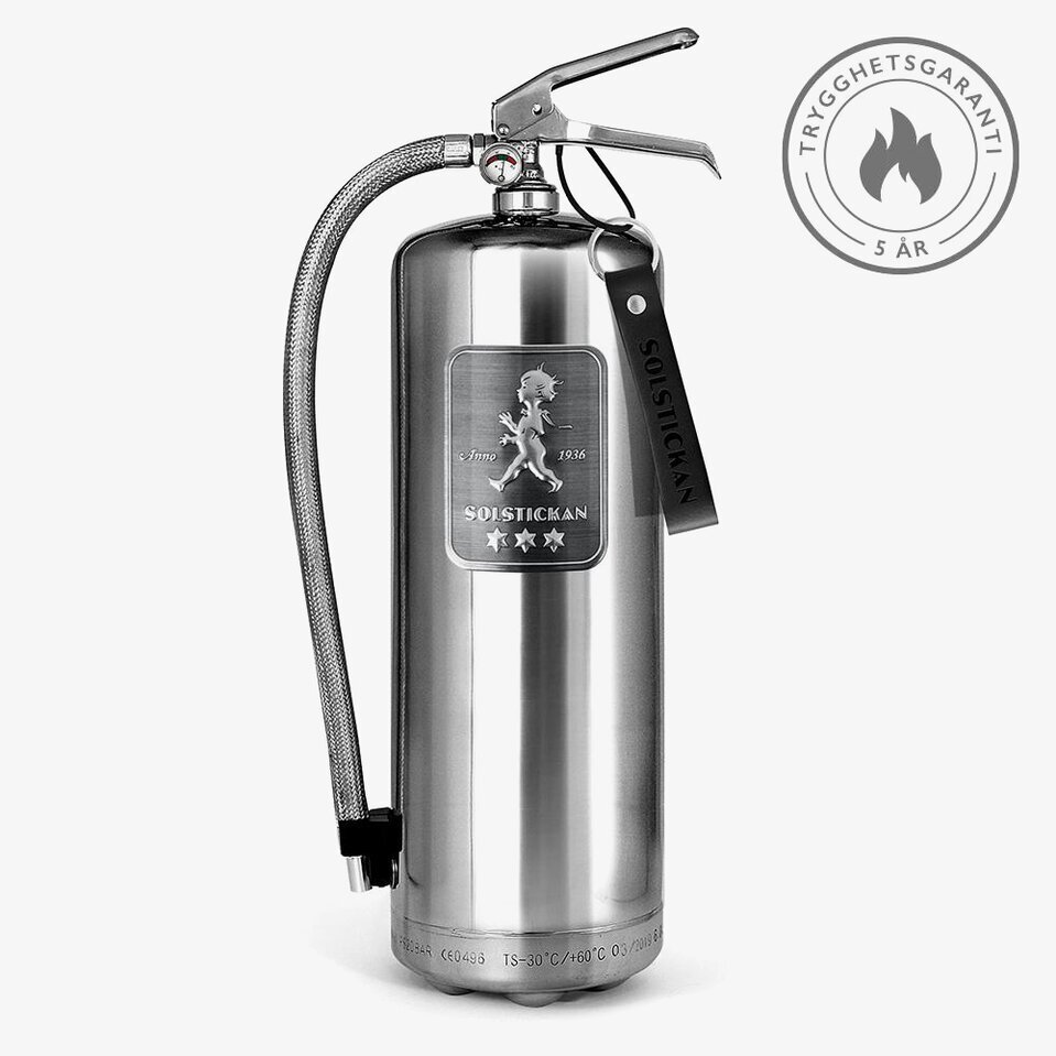 Brandsläckare 6 kg Design Edition Steel från Solstickan