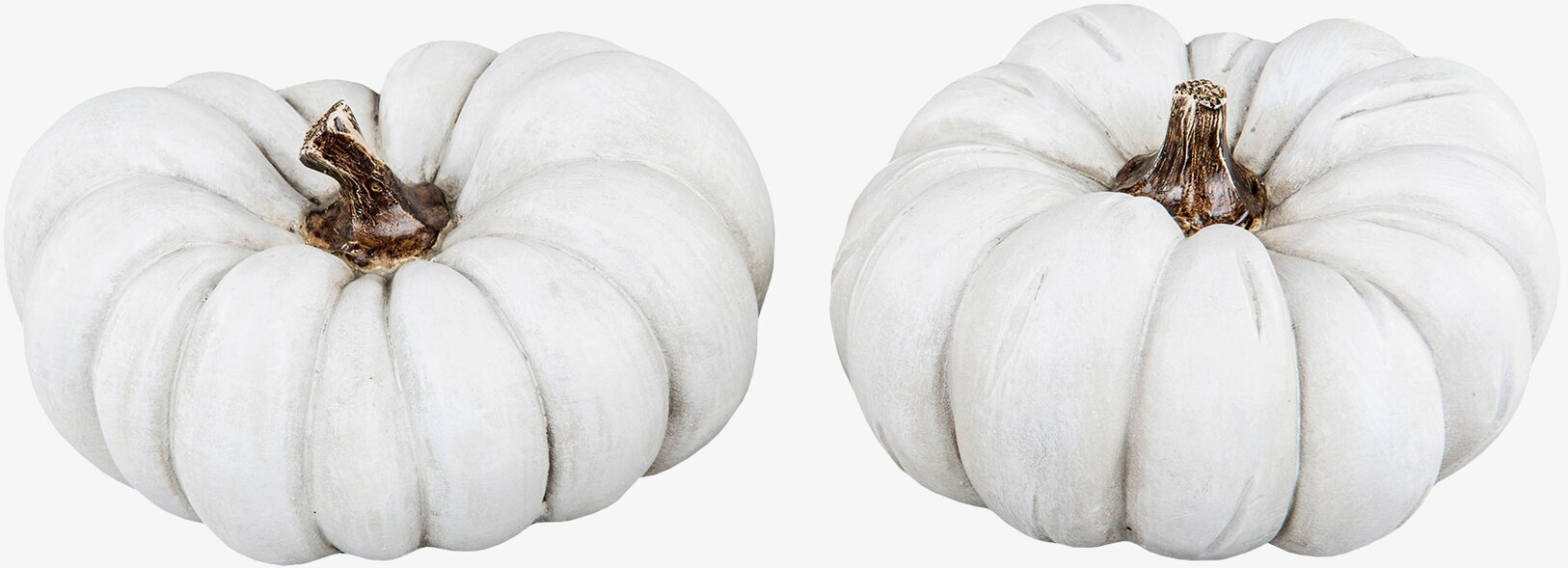 Pumpa Vit Poly från A Lot Decoration, vit dekorationspumpa