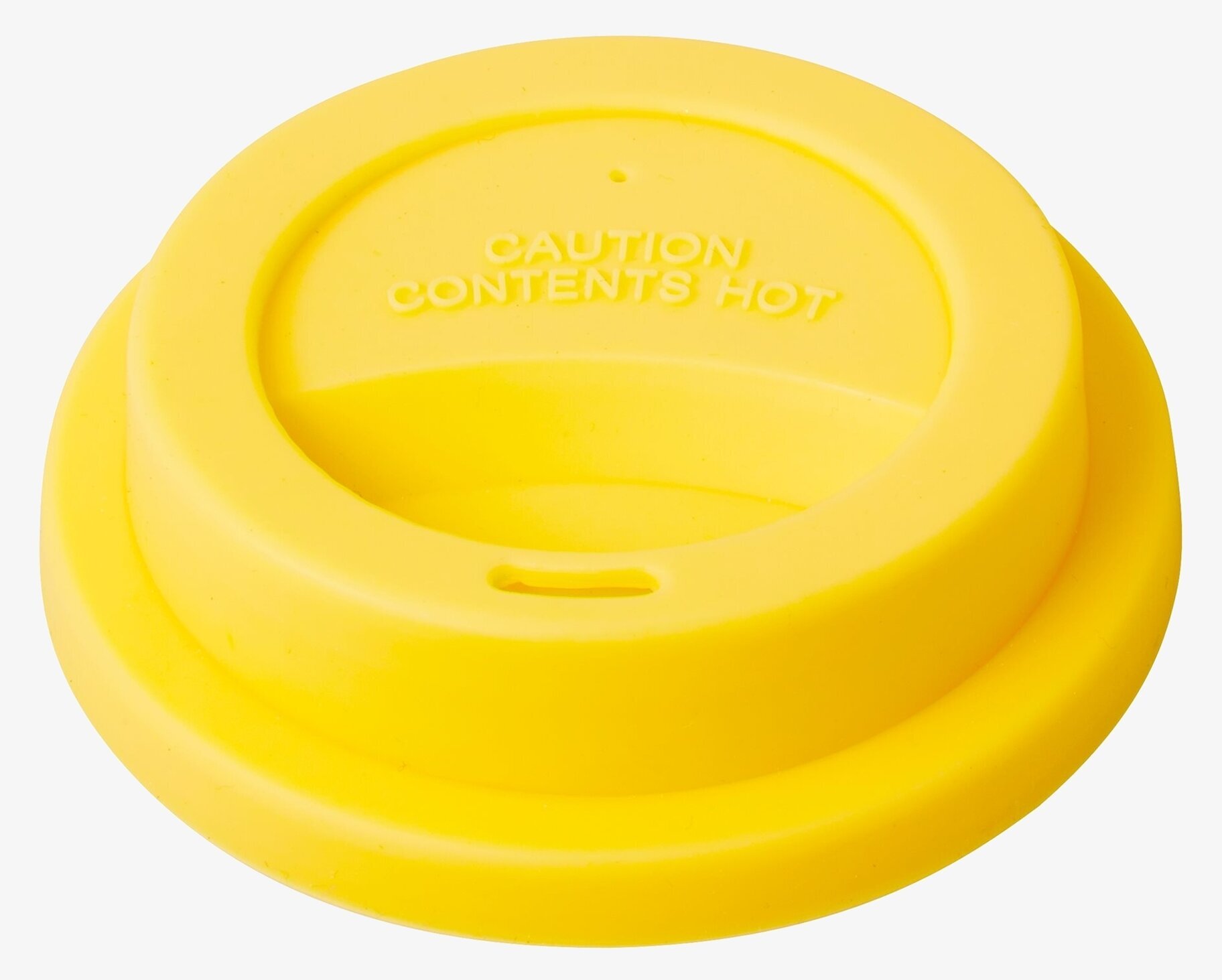 Silikonlock Gul från Rice på vit bakgrund, ventilationsöppning