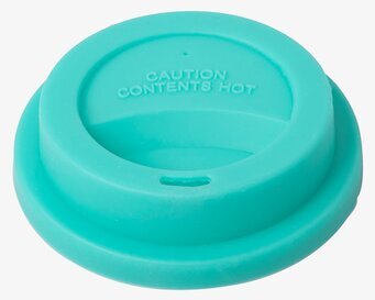 Bild av mintgrönt silikonlock med praktisk design