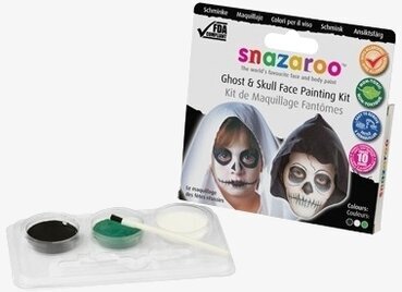 Bild av ansiktsfärgssats för skrämmande utseenden