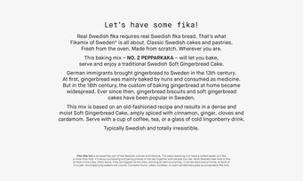 Bild av svensk pepparkaka och fika traditioner