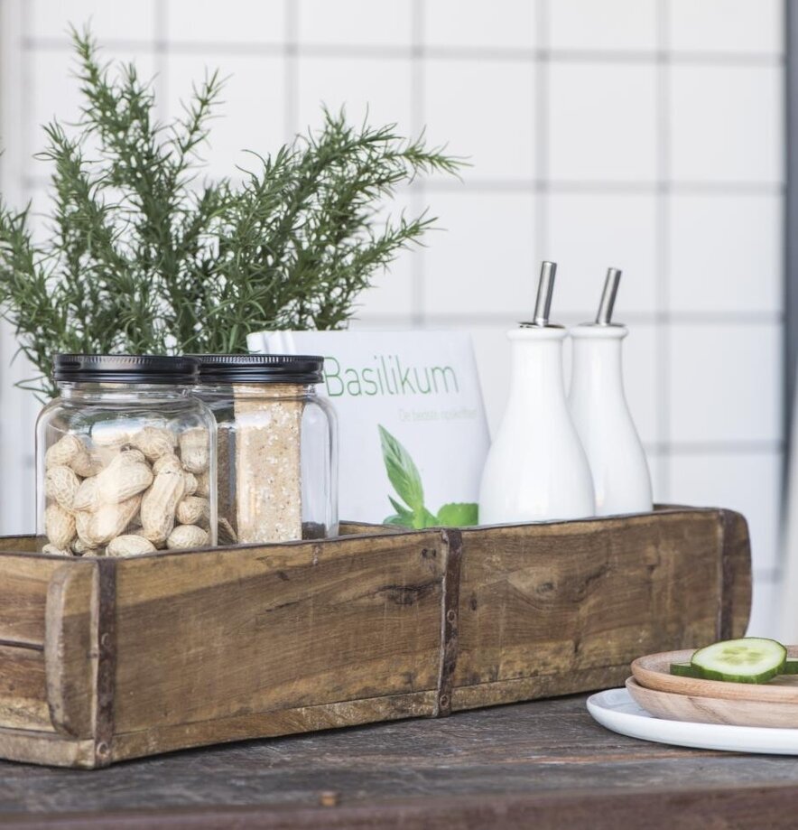 Murstensform - Trälåda från IB Laursen i köksmiljö