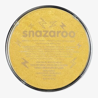 Bild av metallic guld ansiktsfärg för festligheter