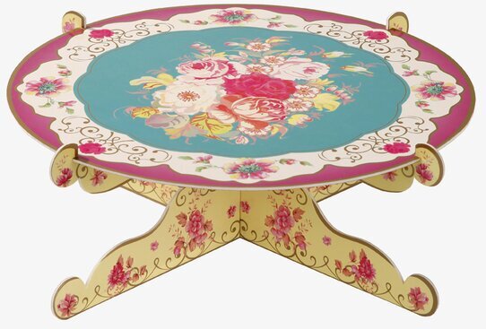 Tårtfat Truly Scrumptious från Talking Tables med blomdekor
