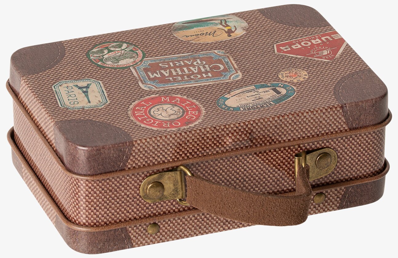 Maileg Christmas Mouse In Suitcase, vintagekänsla och charm