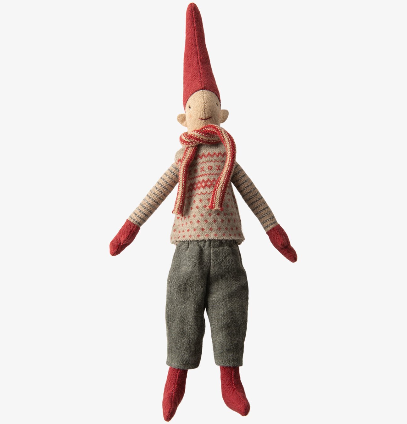 Tomtenisse Mini Pixy Magnet från Maileg med juldekorationer