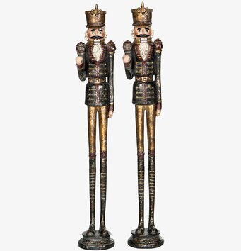 Foto av eleganta och antika nötknäppare generaler