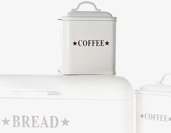 Bild av stilrena förvaringsburkar för köksorganisation