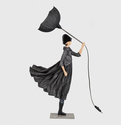 Bild av unik bordslampa med kreativ och modern design