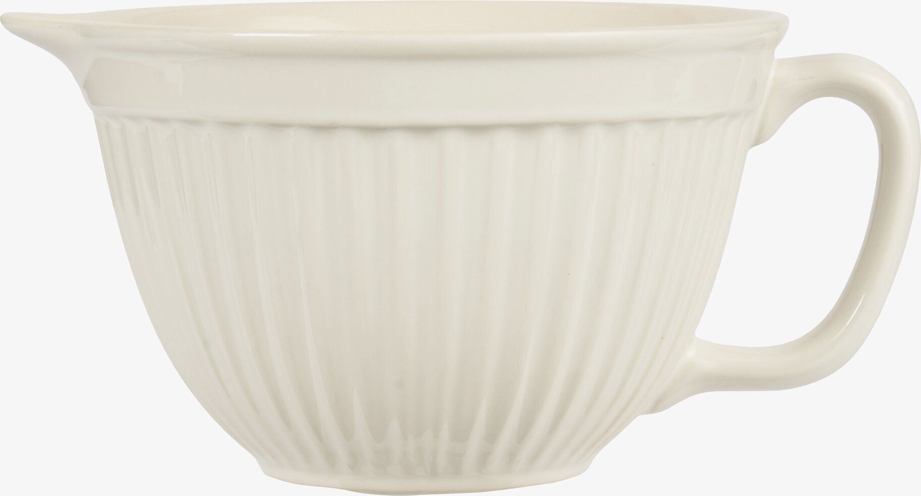 Vispskål Mynte Butter Cream från IB Laursen, gräddvit