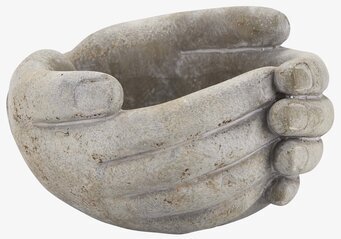 Bild av unik skål formad som två omslutande händer