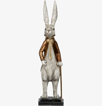 Bild av elegant kaninfigur med detaljerad design